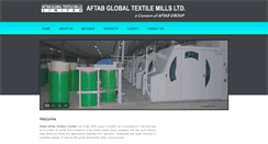 Desktop Screenshot of aftabglobaltextiles.com